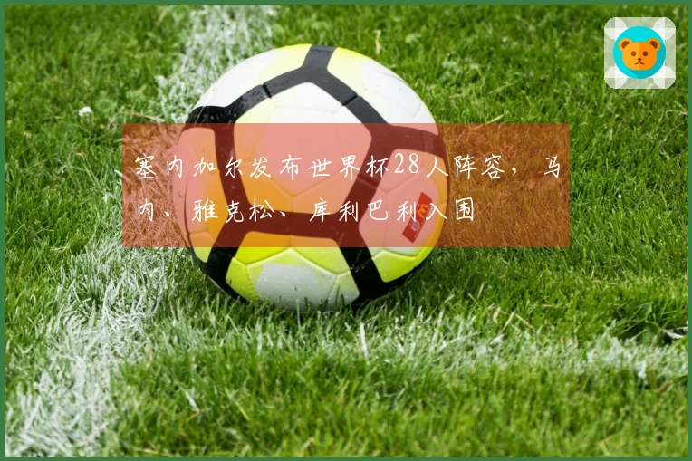 塞内加尔发布世界杯28人阵容，马内、雅克松、库利巴利入围